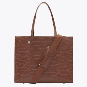 BEIS LARGE WORK TOTE IN MAPLE CROC